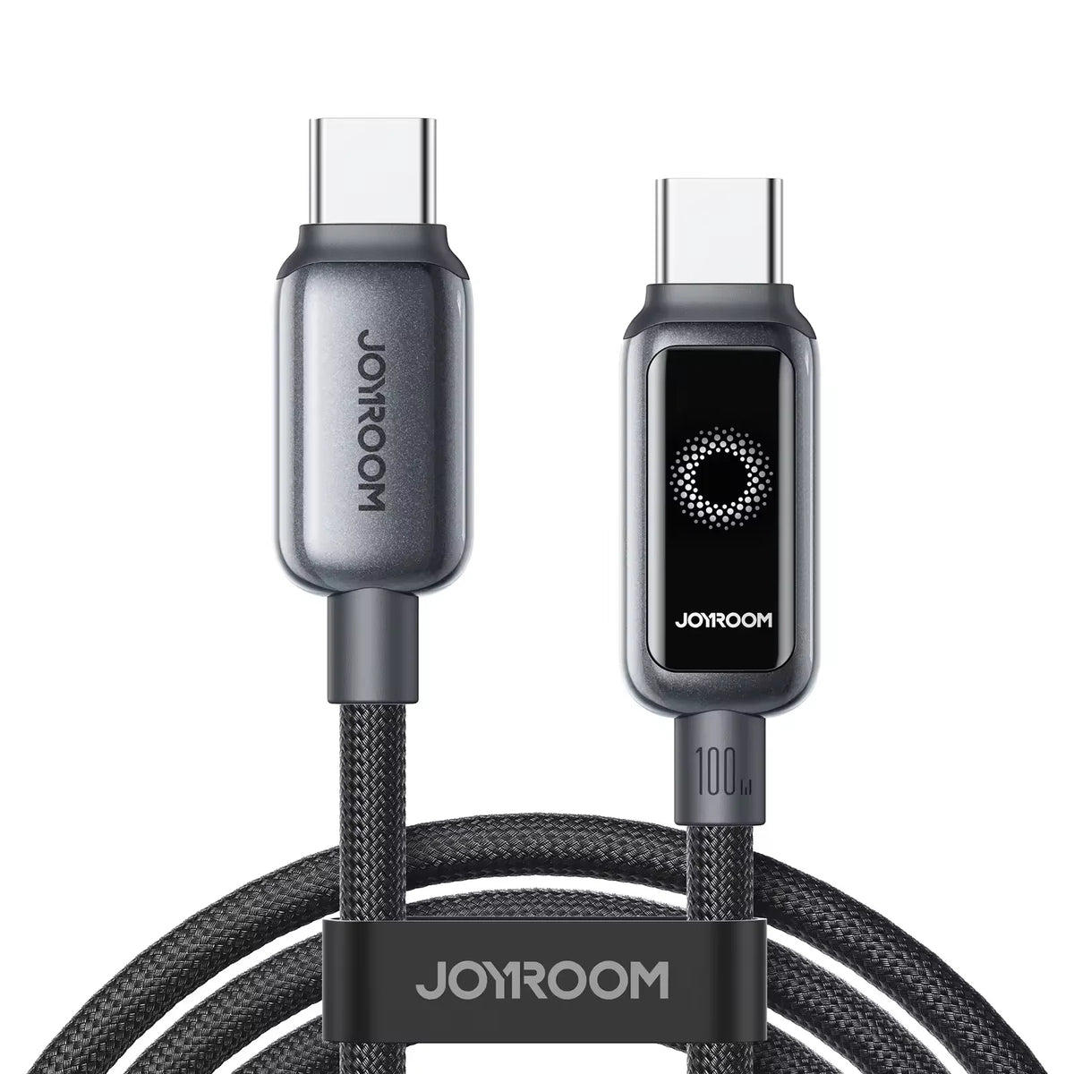 JOYROOM Smart Safe 100W PD Fast Charging Cable - USB-C with Auto-Shutoff, LED Indicator & Smart Chip for iPhone 17/16/15
