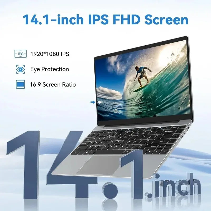 14.1" intel Core i9-10980HK laptop 16GB RAM 1/2TB SSD Portable laptops Windows 11 Pro Office Gaming Notebook computer