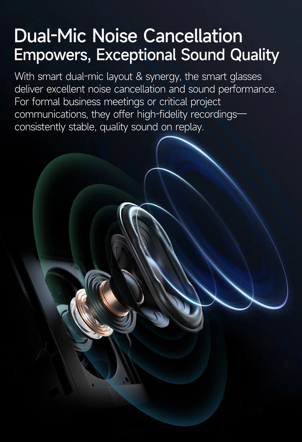 2026 New 4K HD 800W Pixel Dual-Camera Smart Glasses Men 1200P Video Recording AI Chat WIFI Transmission Translation Call Glasses