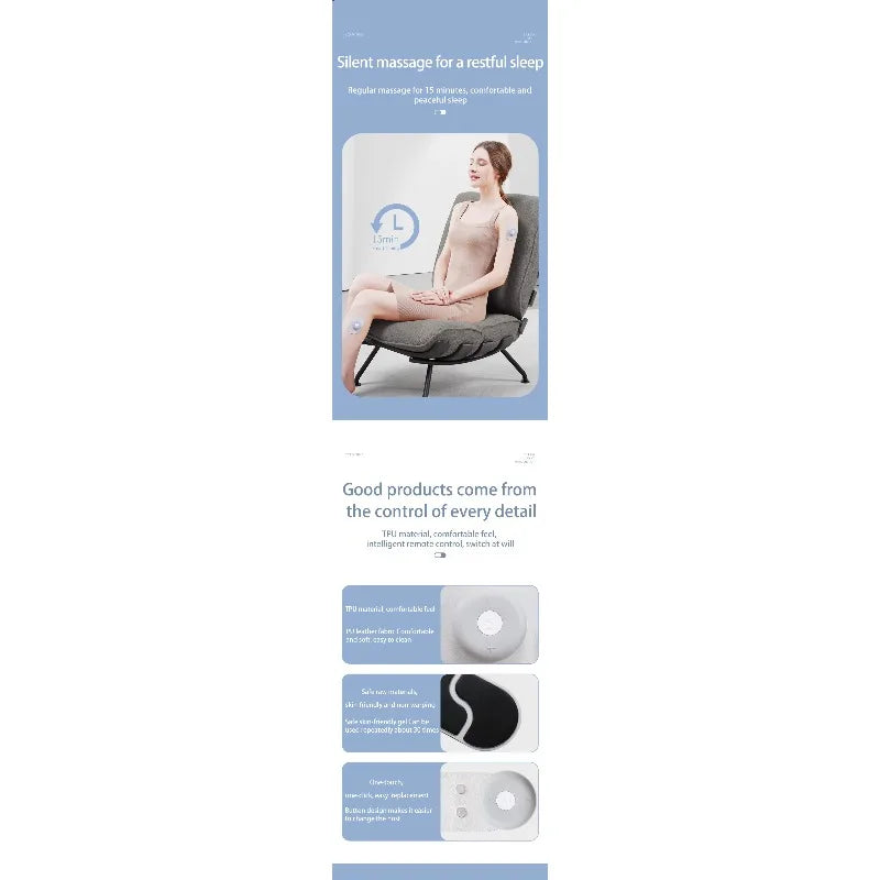 Rechargeable, Portable Muscle Stimulator for Fitness Recovery, Wireless EMS Machine