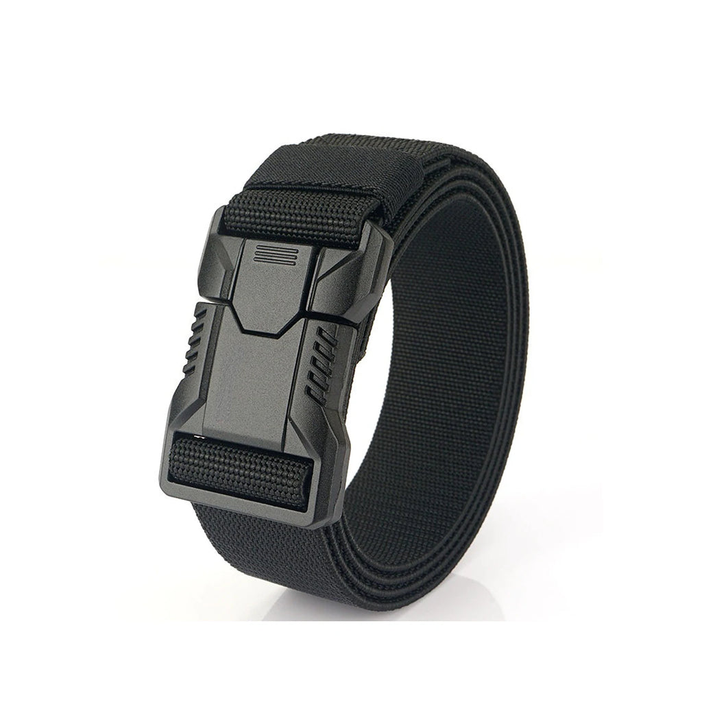 1pc Lightweight Tactical Quick-Release Buckle Belt Workwear Wear-resistant Outdoor Commuting Military Training Pants Belt