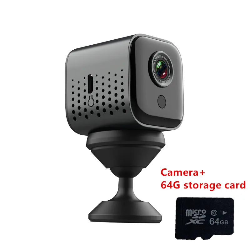 HD Mini Wireless WiFi Infrared Night Camera Home Indoor Wireless Remote Monitoring Camera Remote Network Portable Security Camer
