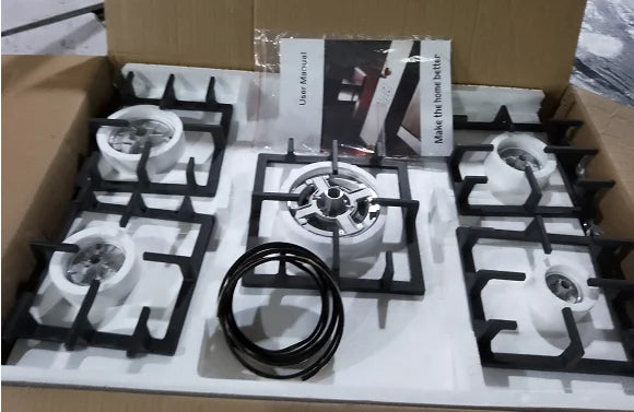Jiaye OEM 60/90 cm  Ceramic Cooker Built in 4 Gas 1  burner Gas Hob