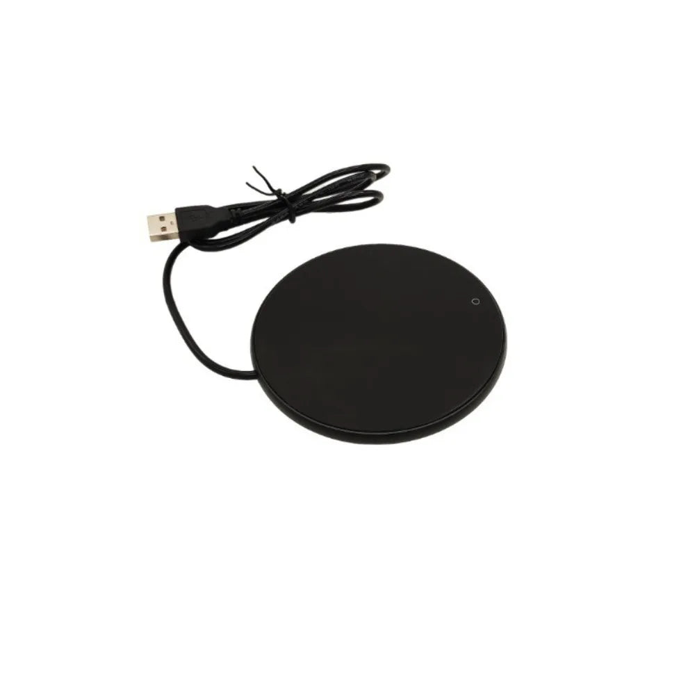 Portable USB Charging Electric Coffee Cup Heater Constant Temperature Round Cup Warmer Energy Saving Cup Heating Pad Winter