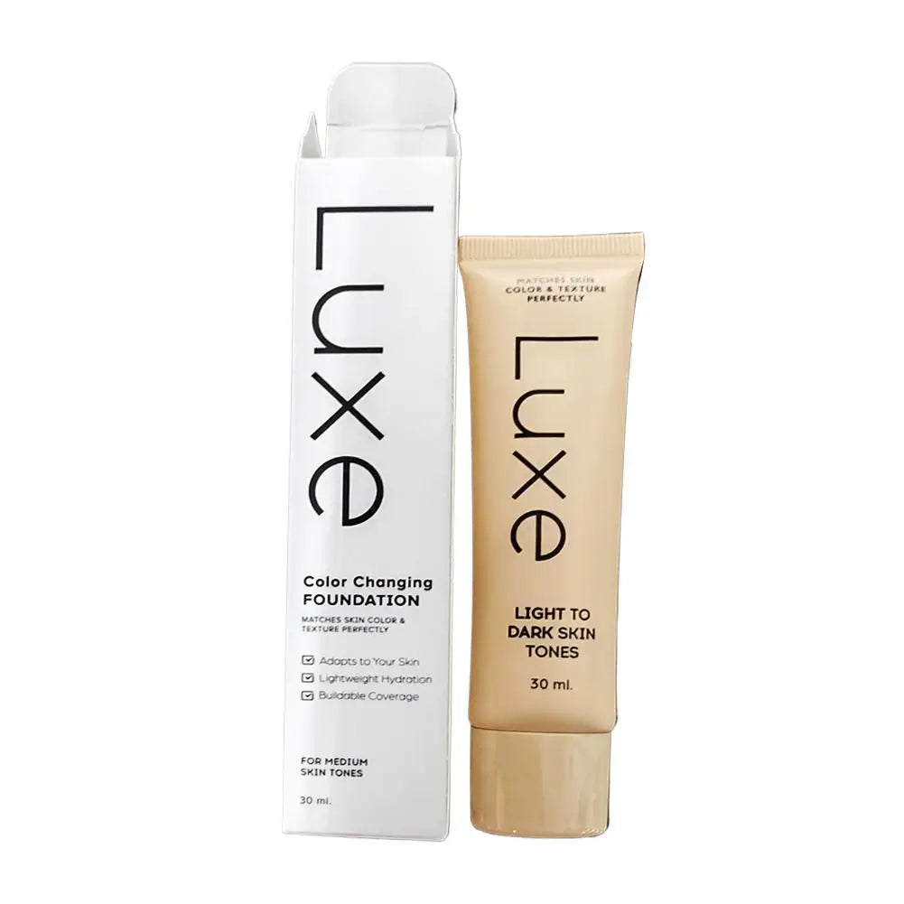 30ml Luxe Skin Tone Matching Concealer Foundation,Waterproof Full Coverage Makeup to Hide Blemishes Even Skin Tone Long Lasting