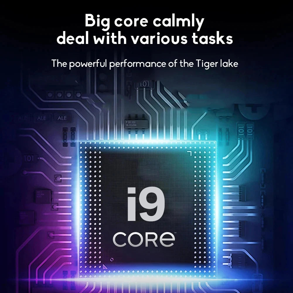 NEW Core I9-10980HK Gaming Laptop 16GB RAM 1/2TB SSD Windows 11 Pro Office Portable Laptops 14.1-inch Notebook Computer PC