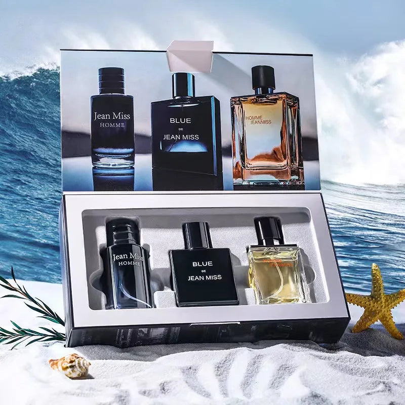 High Quality 90ml Men Perfume Hombre Gift Box 3pcs Set Colognes Scent Fascination Man Perfumes Masculinos Lasting Parfum Heren