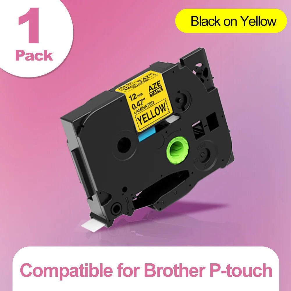 Industrial Labeling E1000 PRO Label Maker Printer Keyboard Symbol Compatible for Brother TZ231 Label Maker Tape Heat Shrink Tube