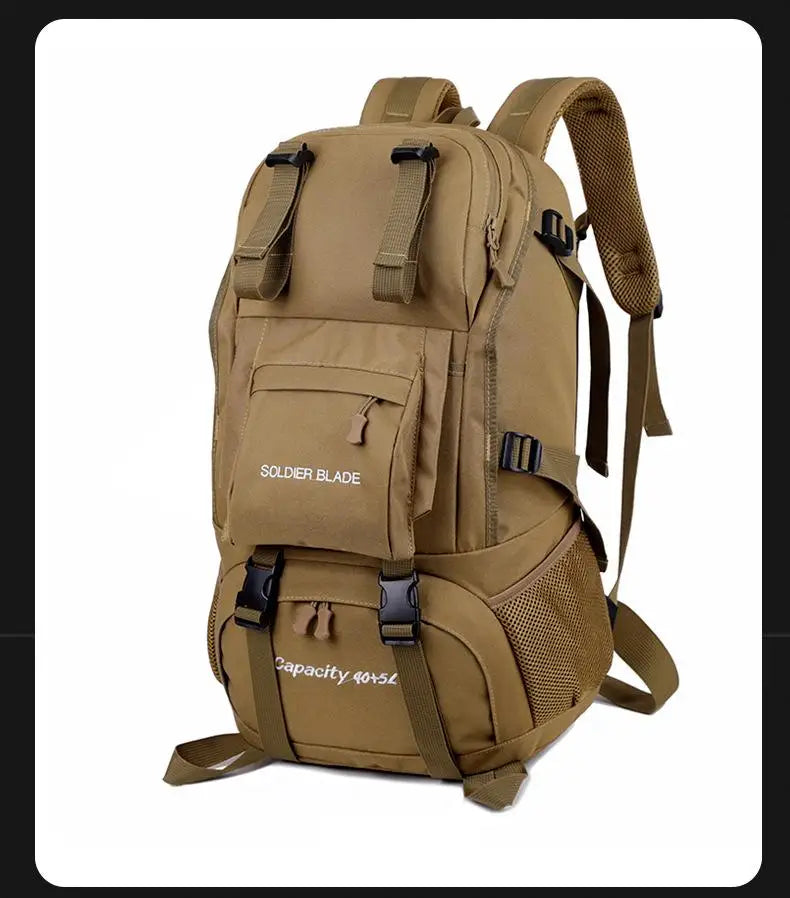 New Hiking Mountaineering Bag 50l Large Capacity Waterproof Ultra Light Outdoor Sports Backpack For Men