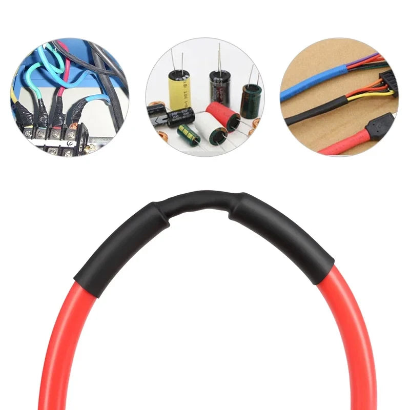 2:1/ 3:1/4:1 Heat Shrink Tube Set 73~900pcs Shrinkage Tubing Kit Cable Repair Protecter Wire Insulation Thermoresistant Sleeving