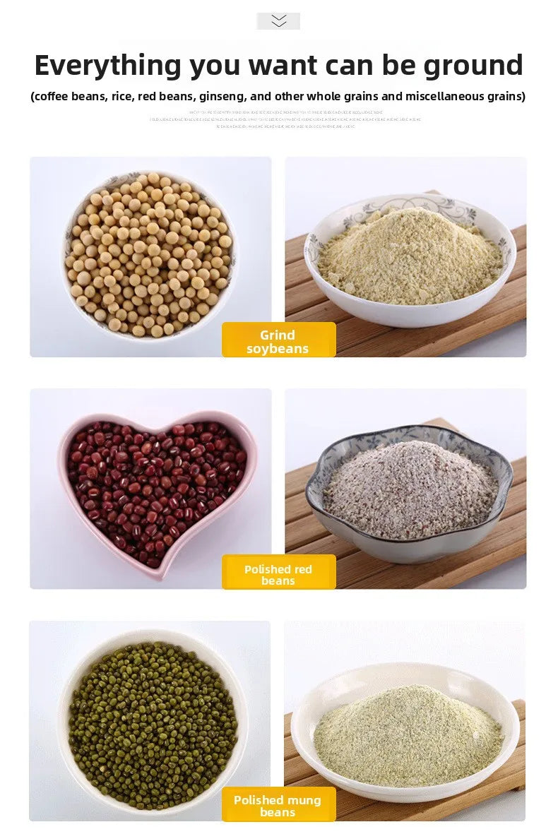 Kitchen Multifunctional 4 Blade Grain Grinder Coffee Chopping Home Electric Coffee Grinder Nut Bean Flavor Blender