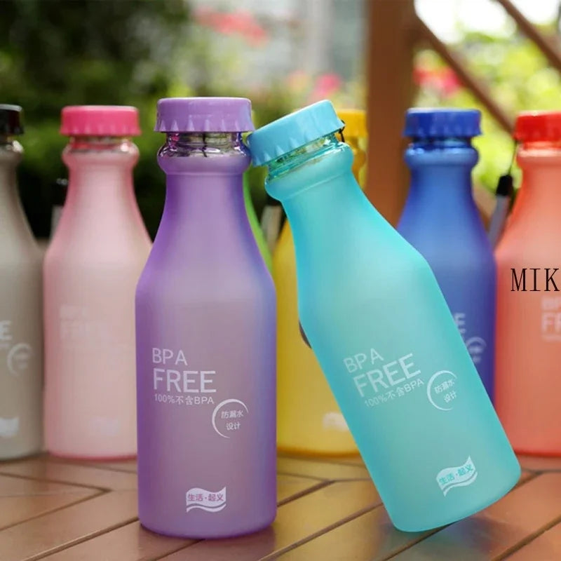 500ML Sport Water Bottle Anti-drop Hydro Flask BPA-Free Leakproof Drinking Bottles Outdoor Travel Drinking Cups for Outdoor