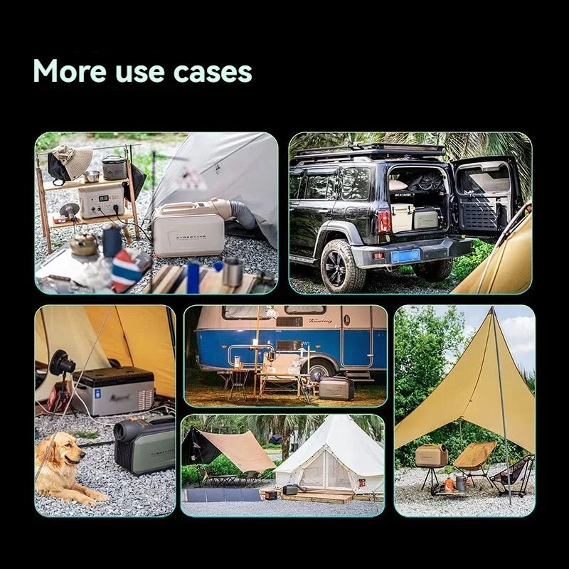 Portable 12V/24V Air Conditioner for Car Truck RV Camper Outdoor Camping - No Installation, Cooling Only All-in-One