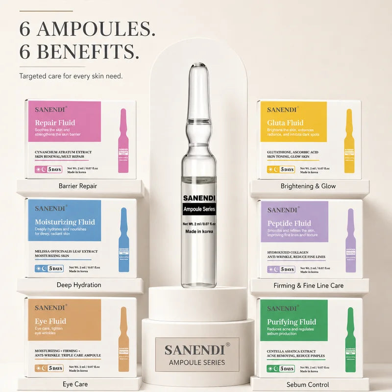 Peptide Hyaluronic Acid Ampoule Facial Serum for Dermapen Eye Centella Glutathione Deep Moisturizing Fluid Repair 5/20PCS