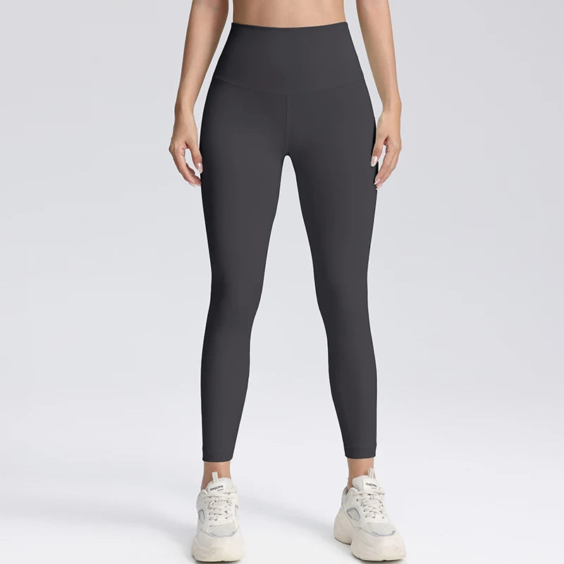 High Waisted Compression Leggings Hip Lifting Yoga Pants Women's Sports and Fitness Tight Cropped Pants
