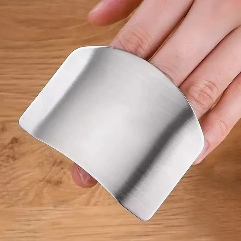 Stainless Steel Finger Protector Anti-cut Finger Guard Safe Vegetable Cutting Hand Protecter Kitchen Gadgets Kitchen Accessories