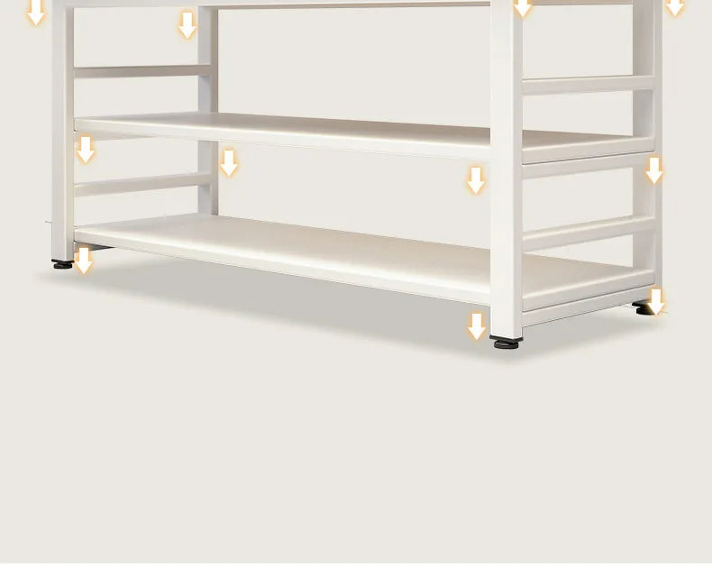 Kitchen Storage Shelf Metal Frame Organizer Stand for Microwave Oven Pantry Furniture for Home Dining Room Restaurant