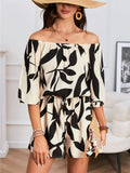 1 piece of sexy one-shoulder summer jumpsuit, comfortable and soft fabric, simple and elegant style