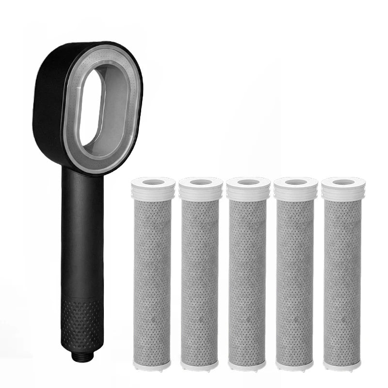 High Pressure Filter Shower Head Nozzle Impurities Beauty Purification Bathroom Showerhead Accessories Universal Water Saving