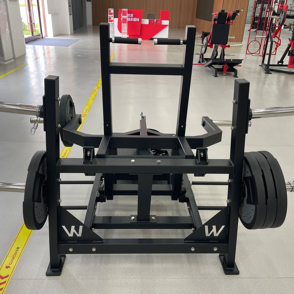 Customized Promotion Gym Weight Machine For Selected Muscle Exercises Steel Hip Belt Squat With Arm Function Safety Features