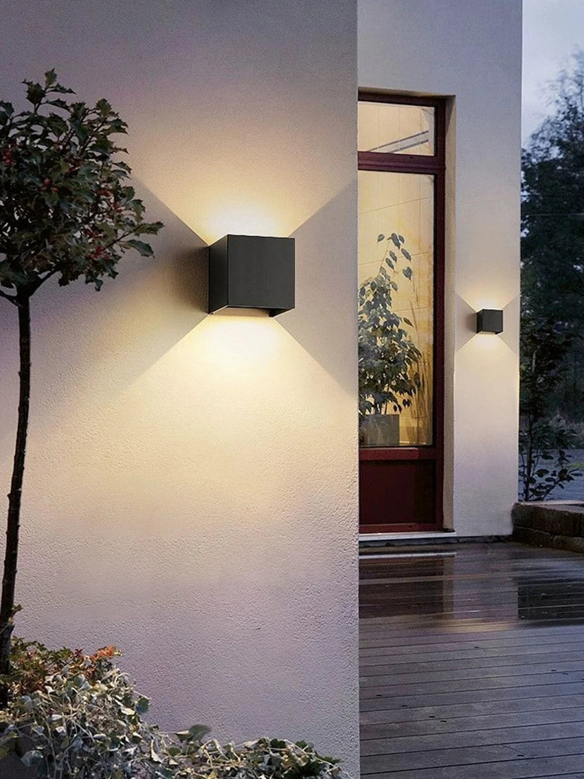 LED 6W/12W Outdoor Waterproof IP65 Wall Light Porch Garden Wall Lamp & Indoor Bedroom Living Room Decoration Lighting Lamp