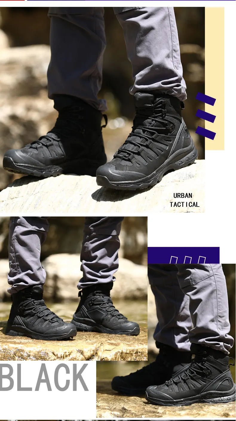 Outdoor China Tactical Shoes American City Commuter Desert Hiking Mountaineering Special 680 Tactical Boots