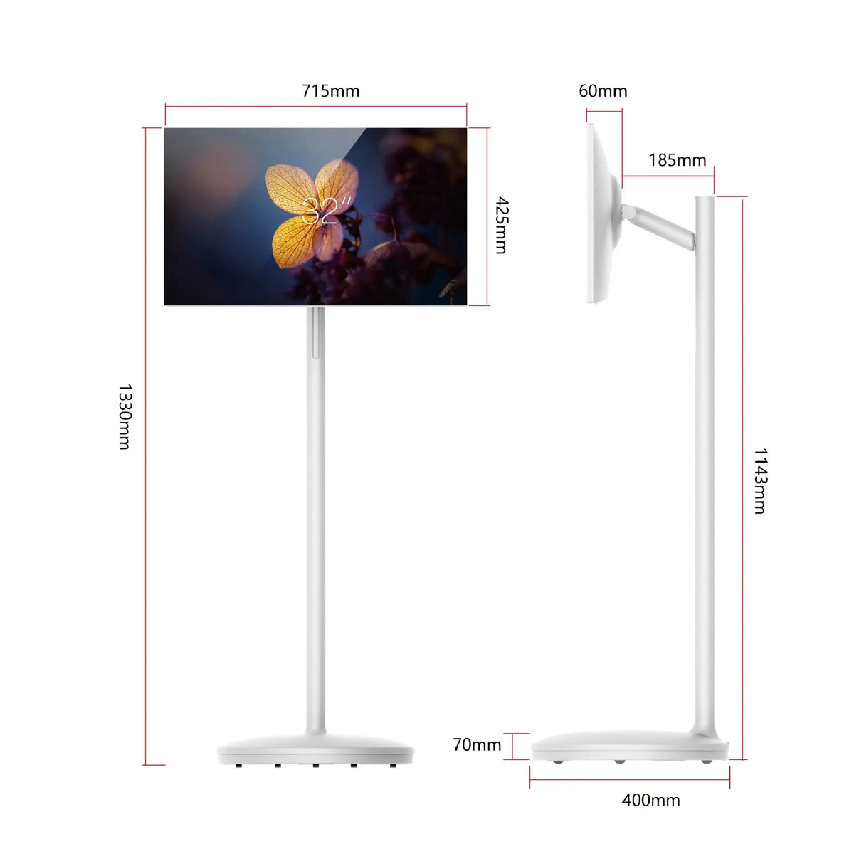 24-Inch mobile heart screen smart high definition wireless screen projection live all-in-one machine touch girlfriend  nesting