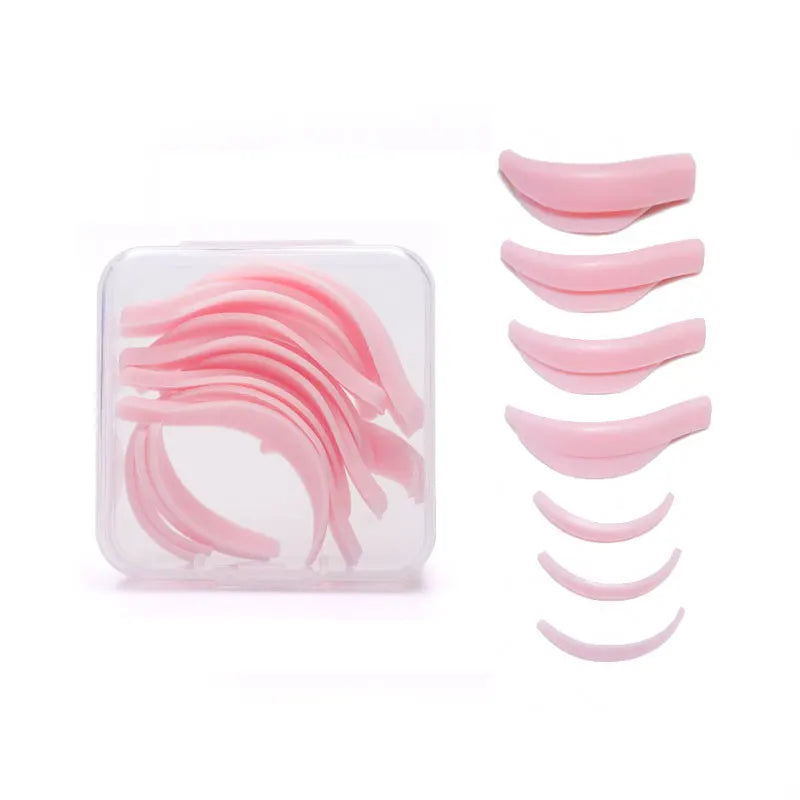 4/5/7 Pairs Silicone Eyelash Perm Pad Lifting Lashes Rods Shield Recycling 3D Eyelash Curler Accessories Applicator Makeup Tools