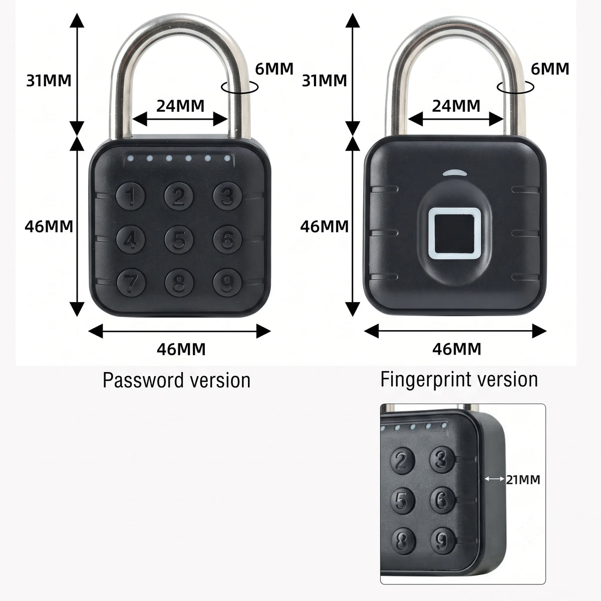 Electronic Lock Tuya Bluetooth Fingerprint Padlock Digital Luggage Lock APP Temporary Password Remotely IP67 Decompression Toys