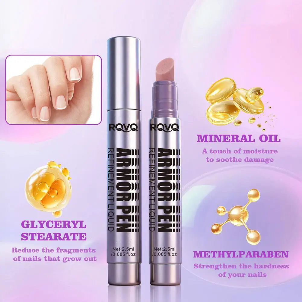 Nail Polish Pen,Cuticle Care Treatment Pen,Polishes And Smooths Cuticles,Pen Refinement Liquid Nail Art Pen Manicure Care Tools