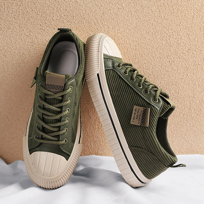 Fashion Men's Walking Sneakers Outdoor Man Casual Shoes Breathable Lightweight Board Shoes Platform Sport Footwear Running Shoes