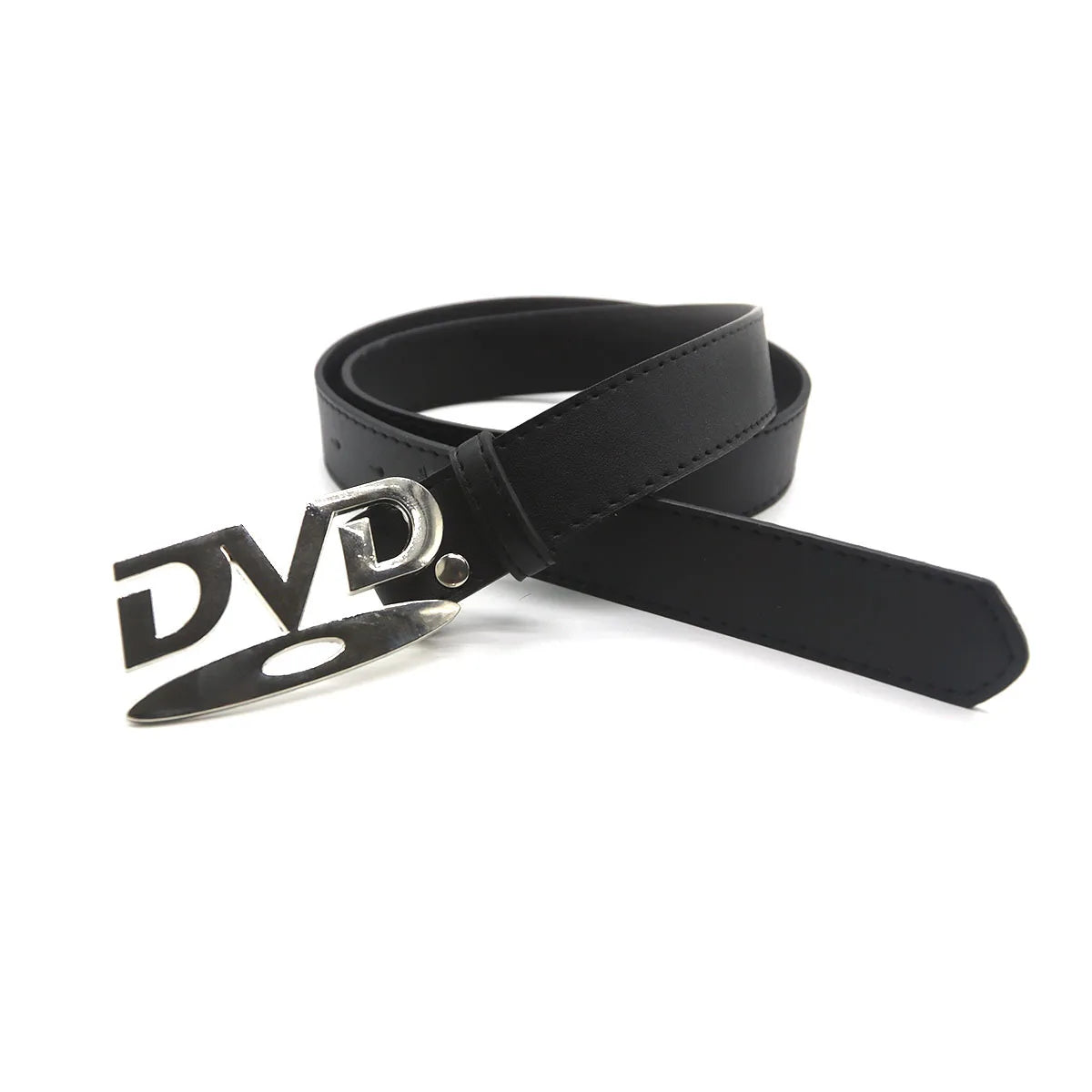 Fashion Design Nostalgic Design DVD New English Buckle Belt Women's Decoration Paired with Jeans Belt Versatile Sense Niche Belt