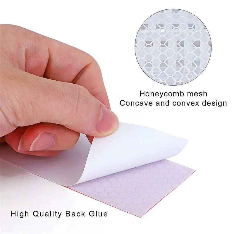 2inch Bicycle Safety Warning Conspicuity White Reflective Tape Reflective Strip Bike Stickers Adhesive Reflectors For Things 10M