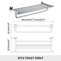 SANLUOIS High Quality SUS 304 Stainless Steel Bathroom Accessories Wall Monted Toilet Showerroom Towel Rack Bathroom Set