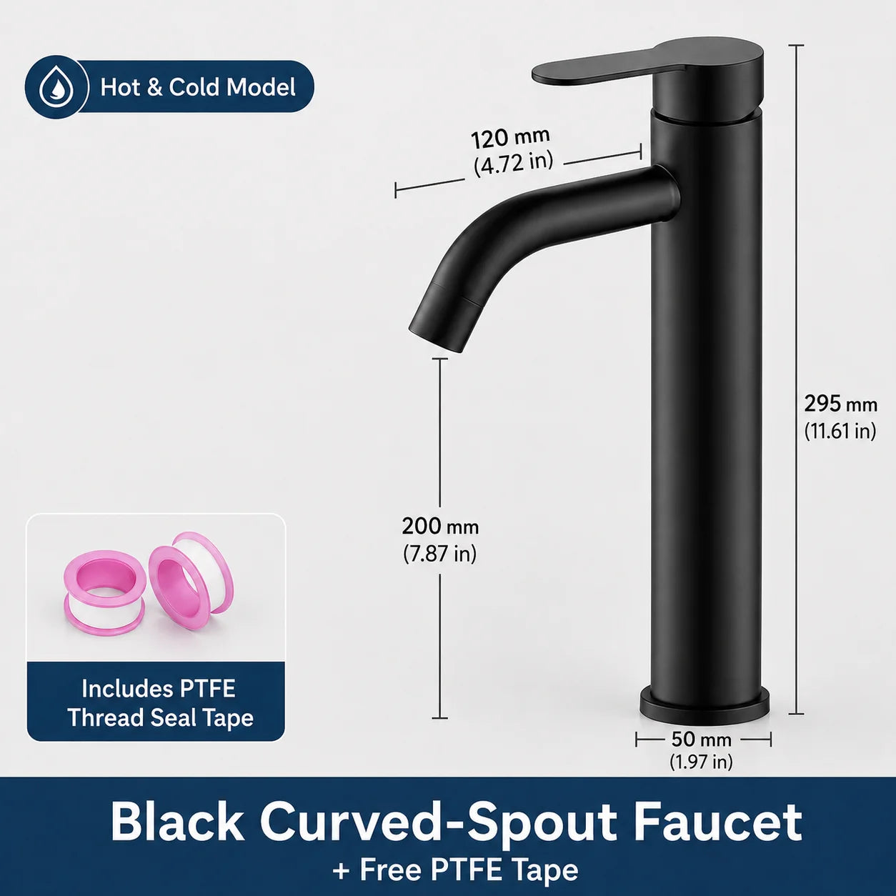 Stainless Steel Bathroom Faucet Hot Cold Water Mixer Tap Basin Faucet Matte Black Silver Single Handle Sink Taps