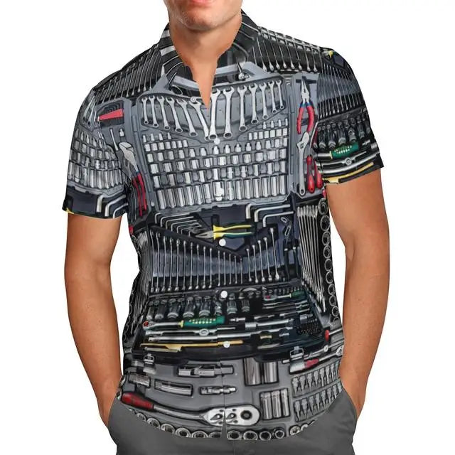 Black t Shirt, 3D Spacecraft, Hawaiian socks, Summer fashion men, large Homme Camisa Masculina S2