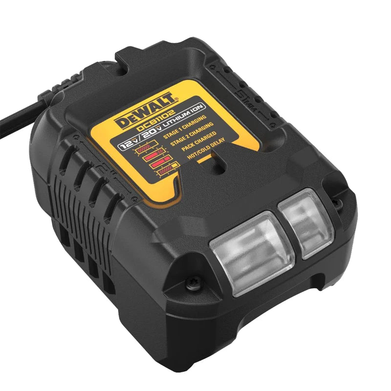 DEWALT DCB1102 DCB1104 DCB118 Battery Charger 12V/20V LED Indicator Universal Charger Tool Accessory Input Voltage 220V