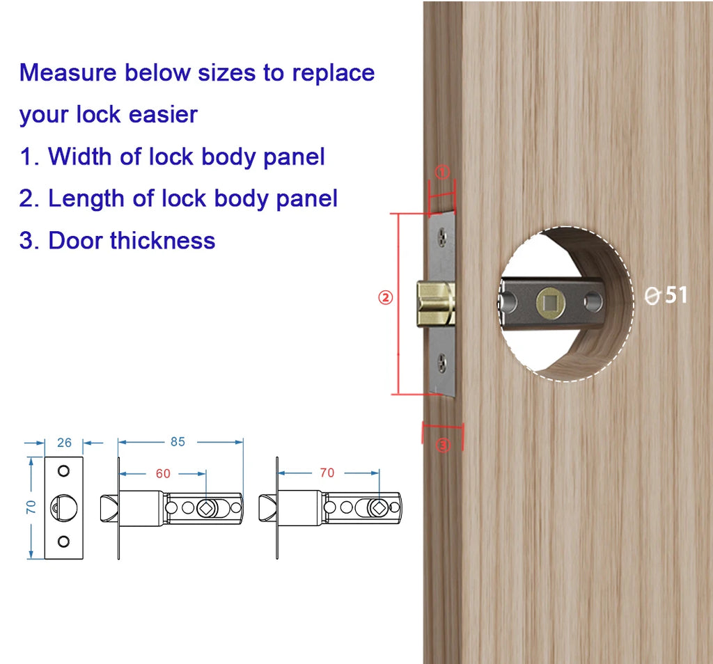 WINFREE Smart Lock Fingerprint Door Lock Passcode Card Key TTLock Bluetooth Keyless Entry for Home Office