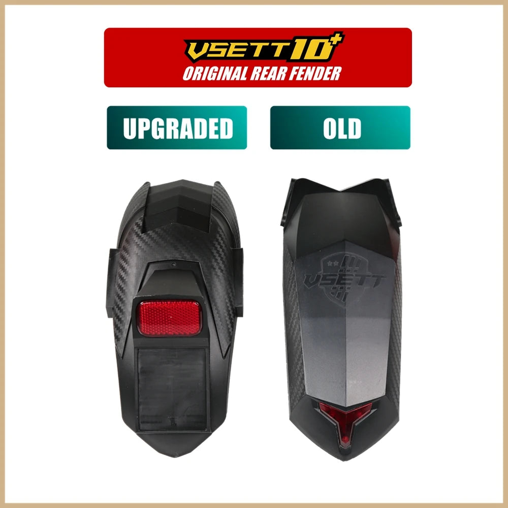 Original Upgraded Rear Mudguard for VSETT 10+ VSETT10 Plus Electric Scooter Fender Wheel Cover Tyre Wing Mud Guard Splash Board
