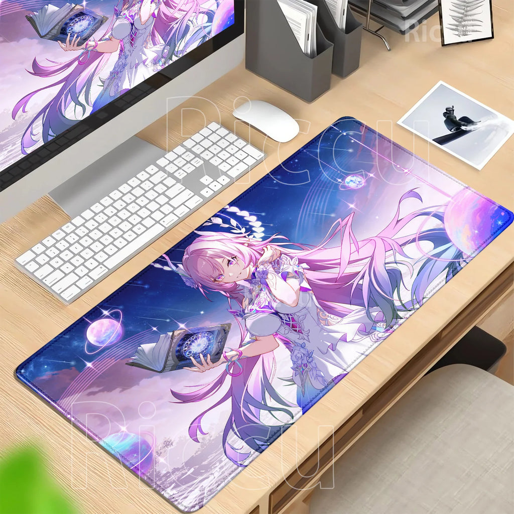 Mouse Pad Honkai Star Rail Cyrene HD printing Pretty Gaming Lock Edge Large Rubber Anime kawaii Mousepad Laptop offices Desk Mat
