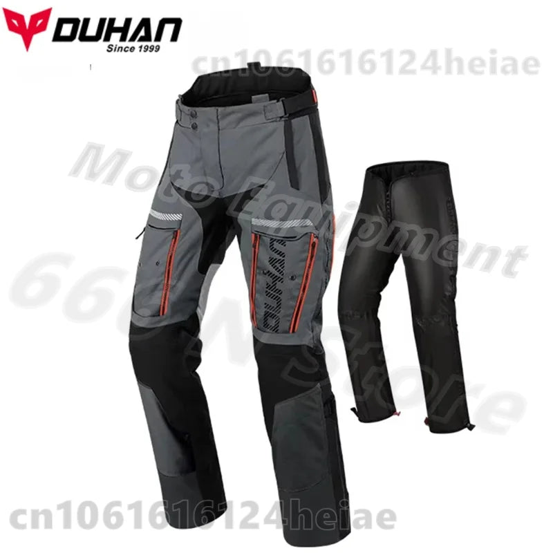 Waterproof Motorcycle Jacket and Pants Suit with CE Level Fall Protection Motocross Riding Gear for All Weather Conditions