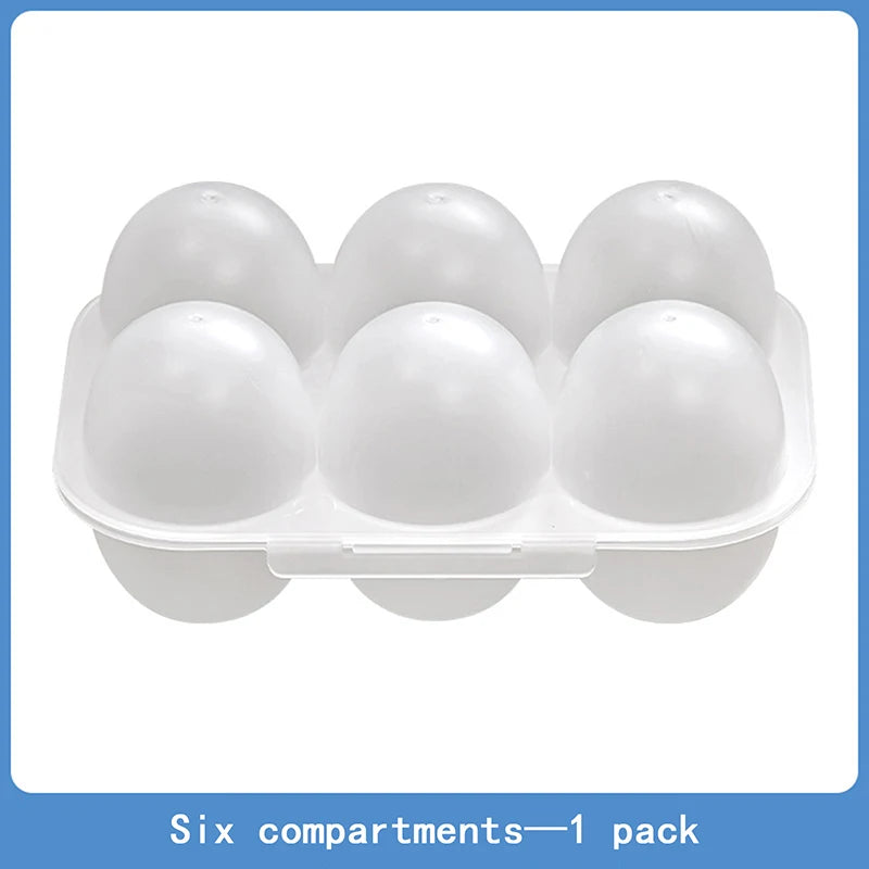 Kitchen Organizer 6 Grids Mini Egg Dispenser Holders For Case With Fixed Handle Organization Storage Egg Storage Box Box