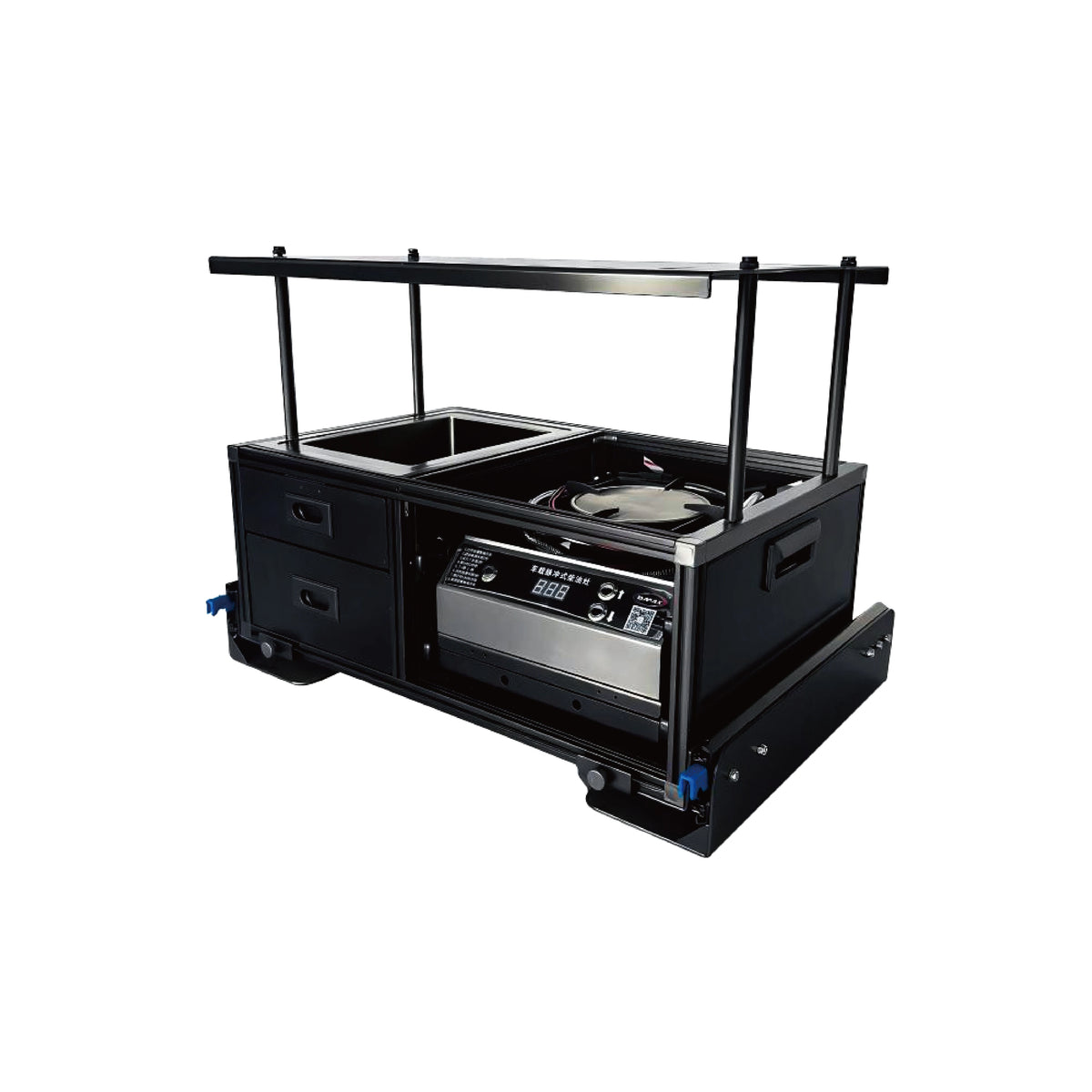 RV Caravan External Slide Out Kitchen Lightweight Customizable Pull Out Cooking System For Camper Trailer Outdoor Use
