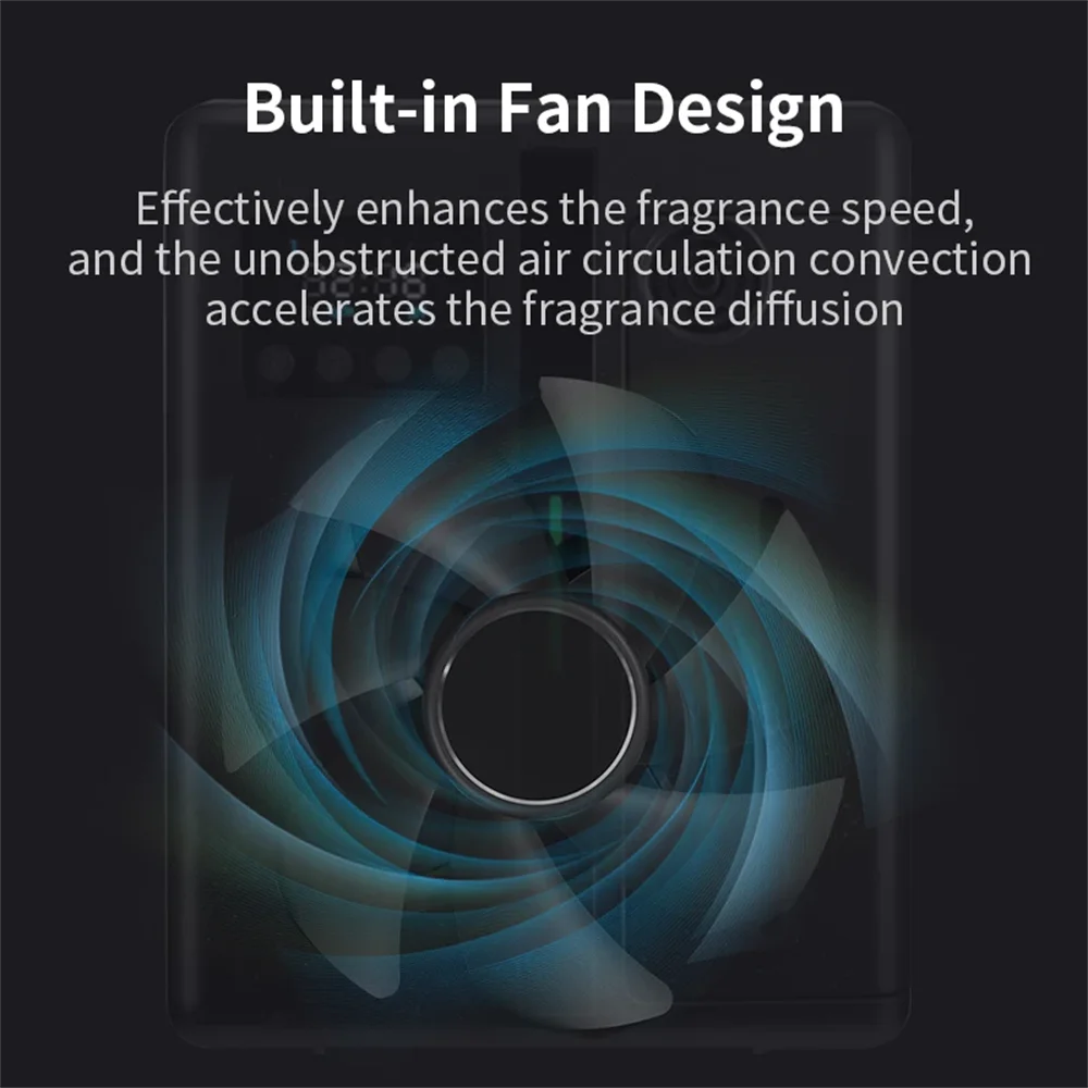 160ml Scent Machine Diffuser Bluetooth Coverage 300m³ Fragrance Machine Smart Scent Diffuser For Essential Oil Hotel Home Fresh