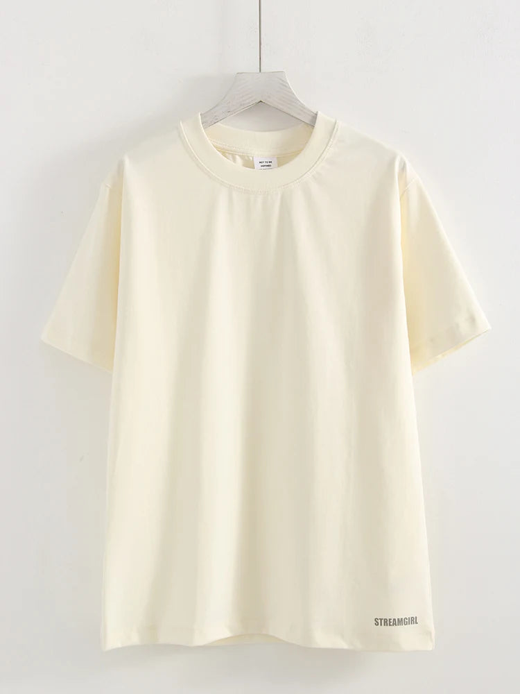 Summer 2 Piece Shorts Set Woman Cotton Brown Oversized T Shirts And Shorts Two Pieces Outfits For Women White Short Sets Pink