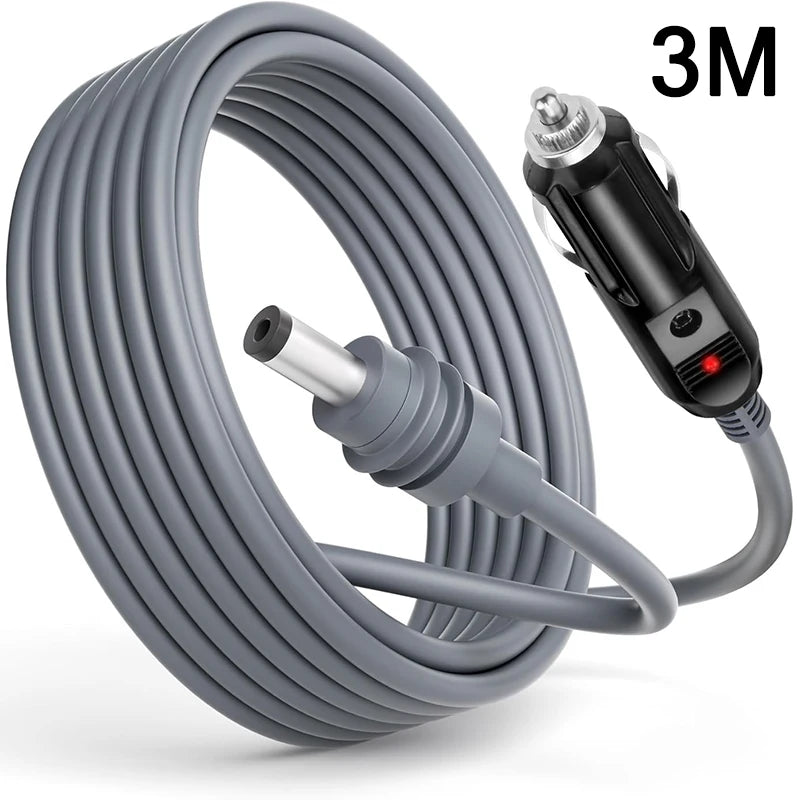 16FT/5M For Starlink Mini DC Power Cable Direct To Cigaretter 12V - 24V Adapter Power Cable For Starlink Mini Waterproof DC Plug