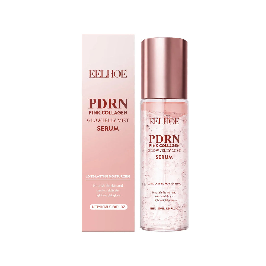 2026 PDRN Pink Collagen Glow Jelly Mist Serum Collagen Essence Spray Nourish Moisturiz Face Serum Toner Improve Drying Skin Care
