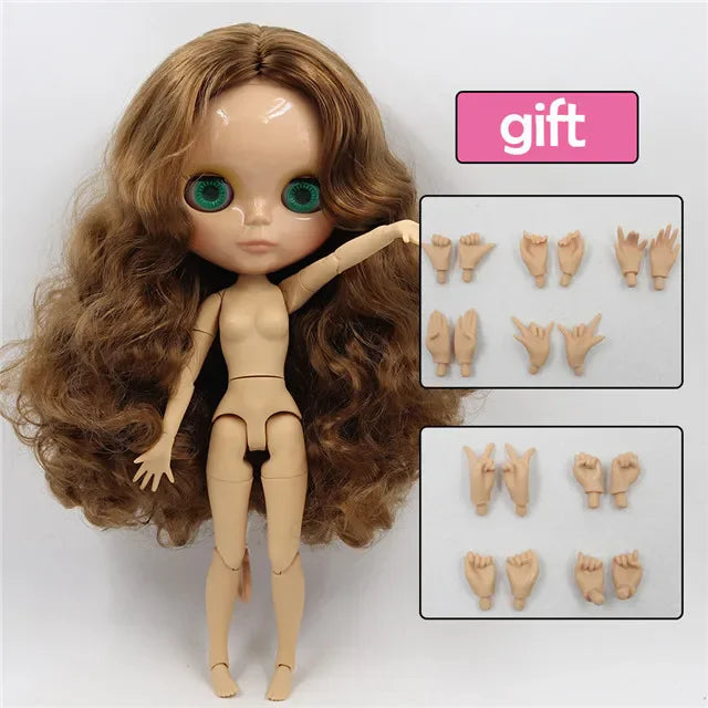 ICY DBS Blyth Doll 1/6 BJD Toy Joint Body Special Offer Lower Price DIY Girls Gift 30cm Anime Doll Random Eyes Colors