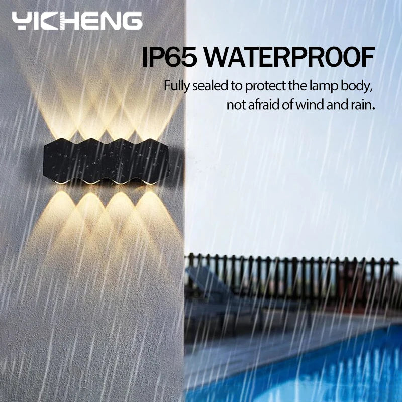 LED Wall Lamp Waterproof Outdoor Wall Light Porch/Garden/Bedroom Indoor Modern Nordic Sconce Luminaire 2 4 6W 8W 10W 12W 85-265V