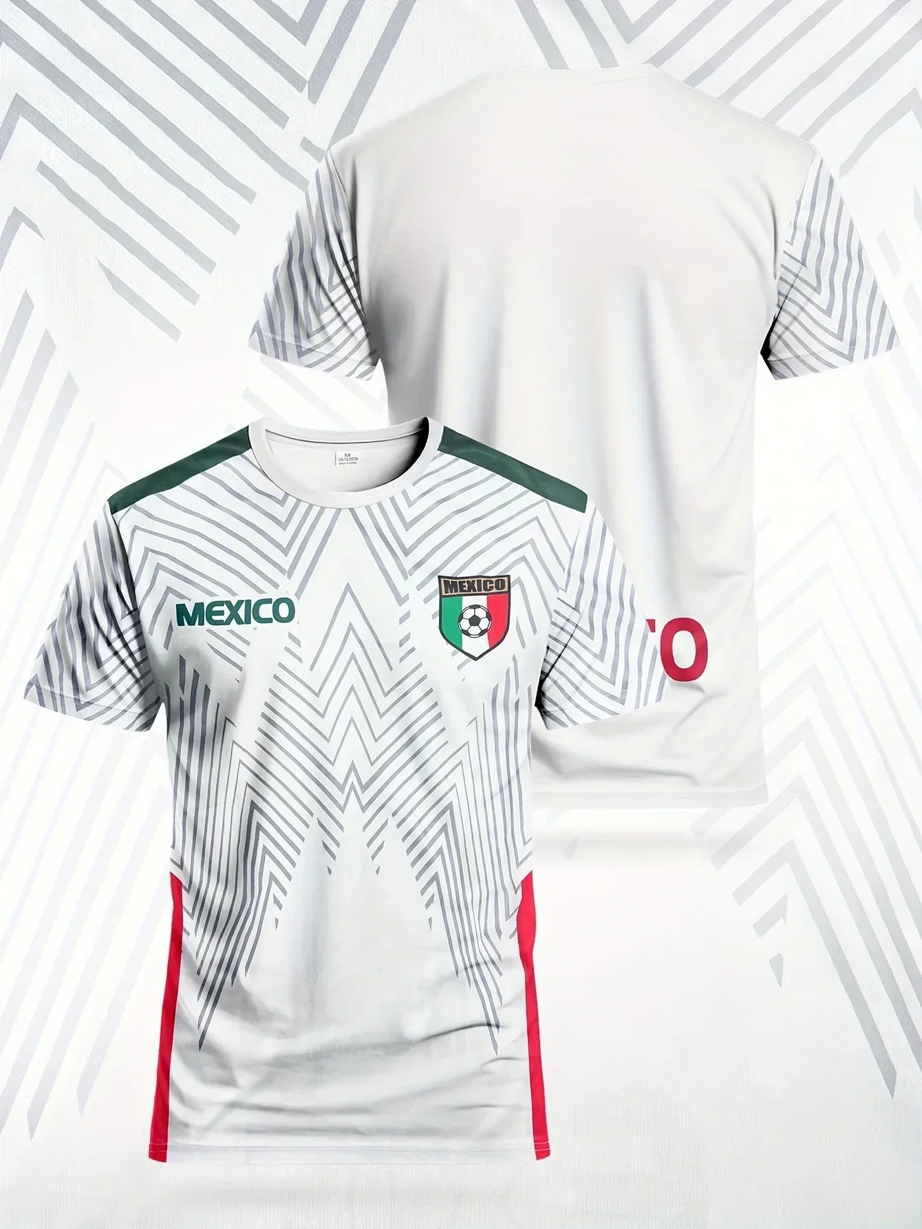 Latest National Mexico Soccer Jersey Unisex Top Shirt Mexican Adult Children Training Quick-drying Breathable Competition Suit